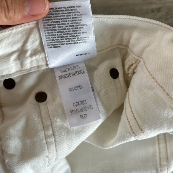 Agolde Riley high rise straight crop NWOT - Picture 7 of 11